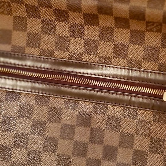 LOUIS VUITTON DAMIER EBENE BASTILLE SHOULDER BAG, VINTAGE - Picture 12 of 16